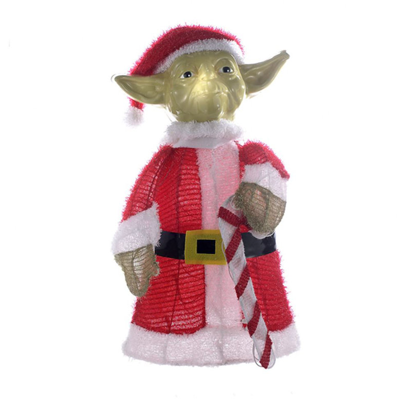 Kurt Adler Santa Yoda Lawn Décor Lighted Display & Reviews  Wayfair